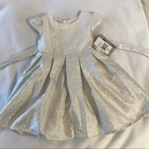 Toddler silver special occasion dress 3T